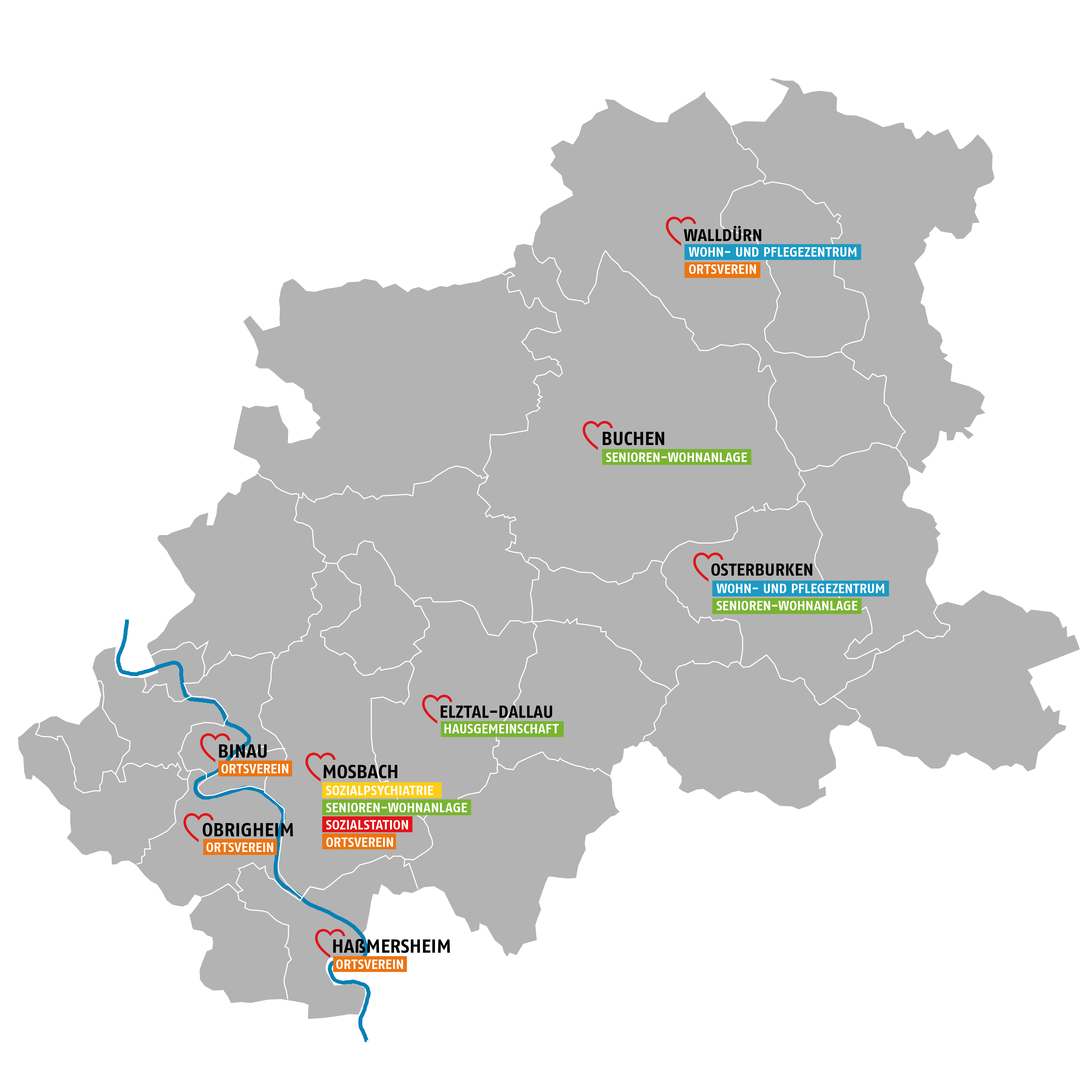 AWO-Einrichtungen im Neckar-Odenwald-Kreis