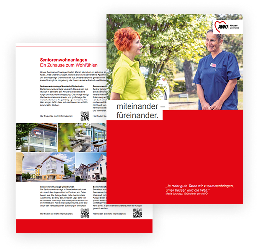 Gedrucktes Informationsmaterial