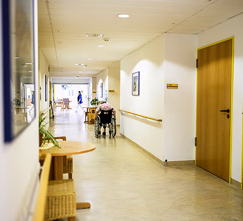 Flur in Pflegeeinrichtung